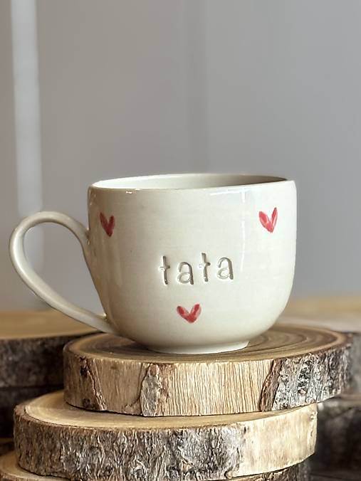 Love - šálka lungo tata (150ml, s uškom)