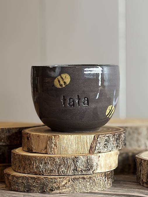 Deep Bee - pohárik cappuccino tata (200ml, bez uška)