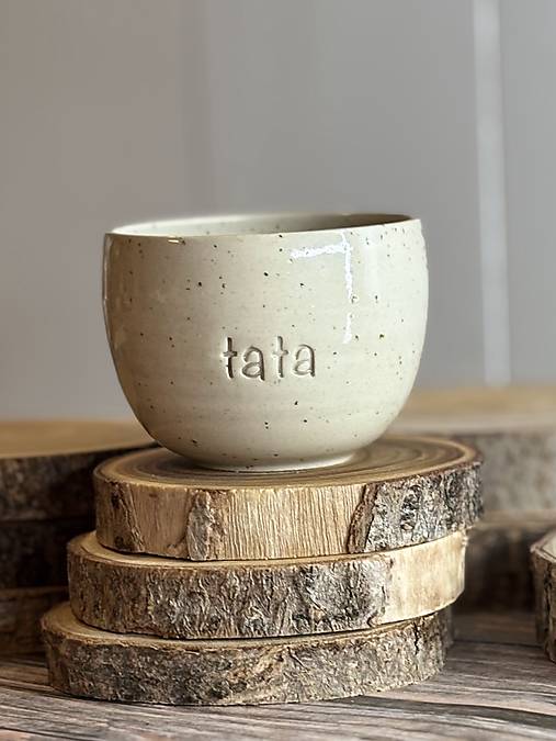 Simple - pohárik cappuccino tata (200ml, bez uška)