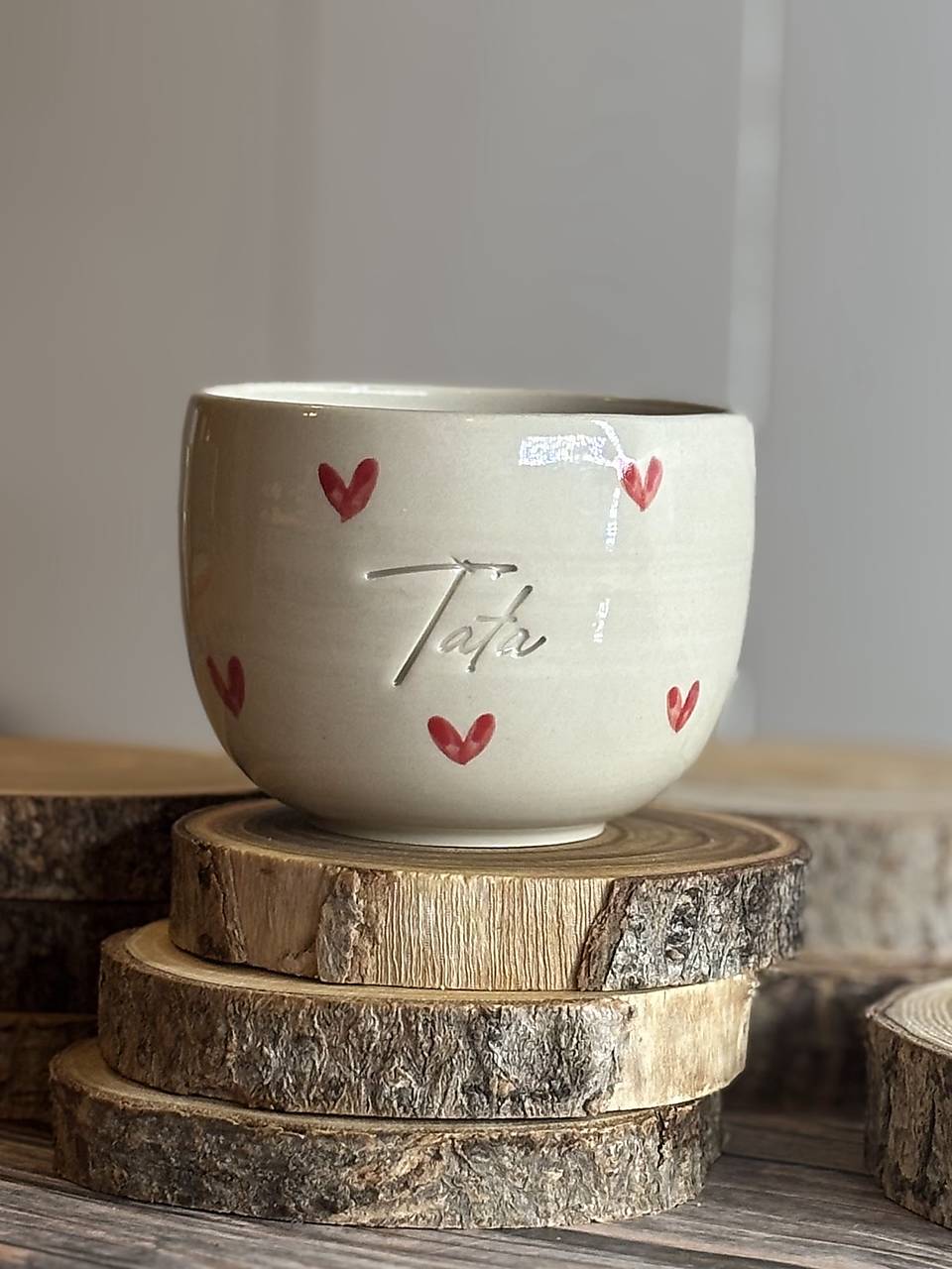 Love - pohárik latte tata limited (280ml, bez uška)