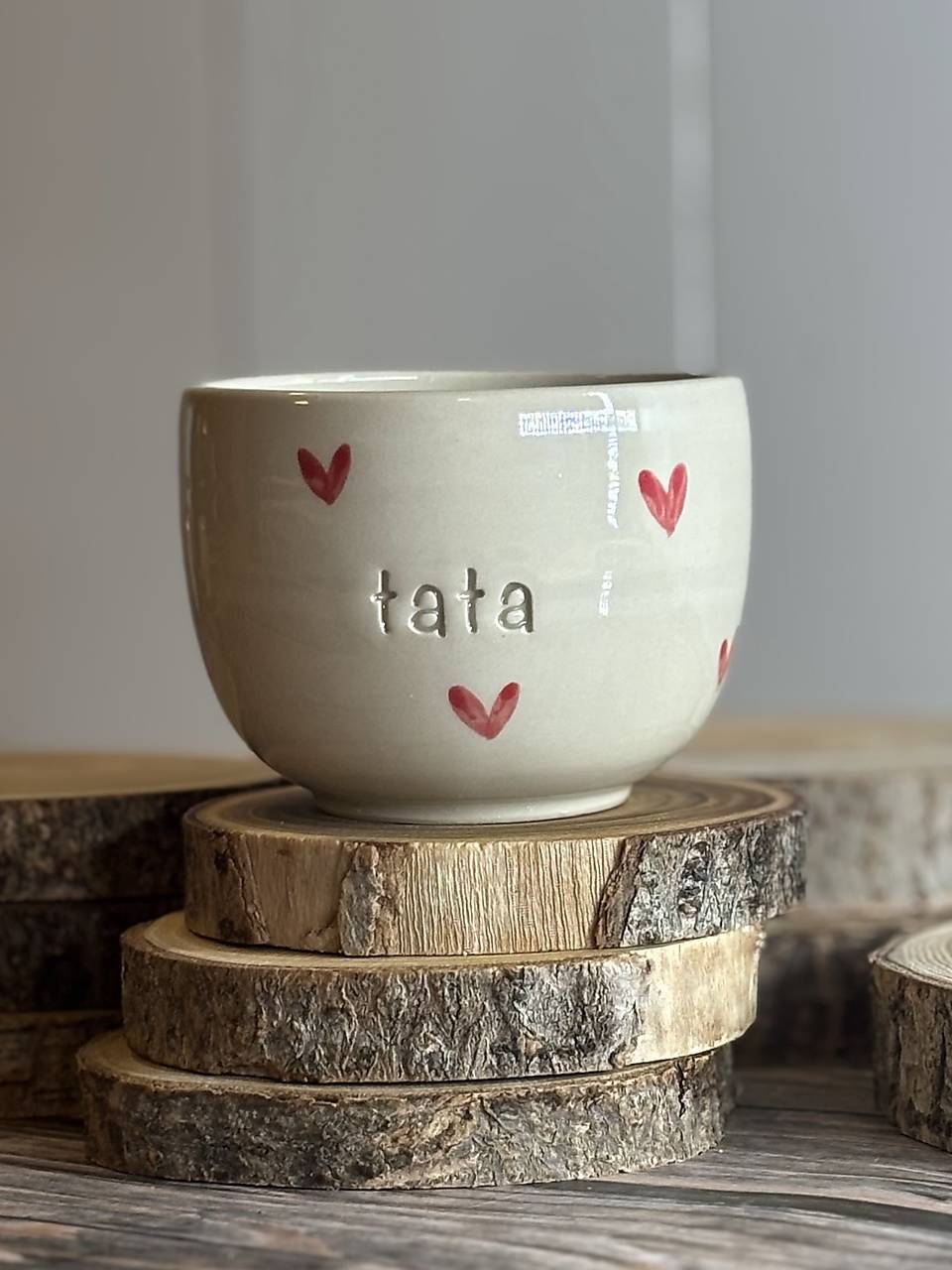 Love - pohárik latte tata (280ml, bez uška)