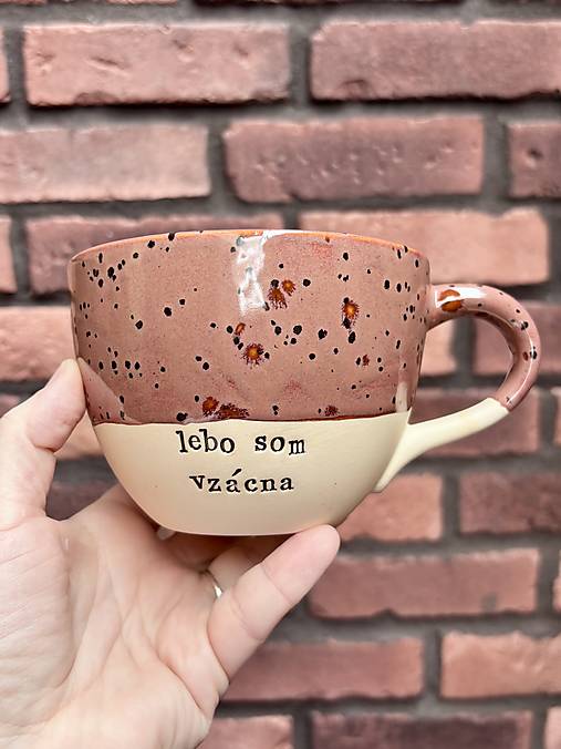 Nádoby - Vlastný text 100ml šálka  (Fialová bez podšálky) - 18021665_