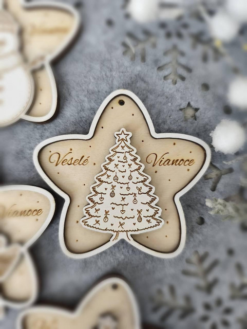 Dekorácie - Vianočná ozdoba  (Stromček) - 18022478_