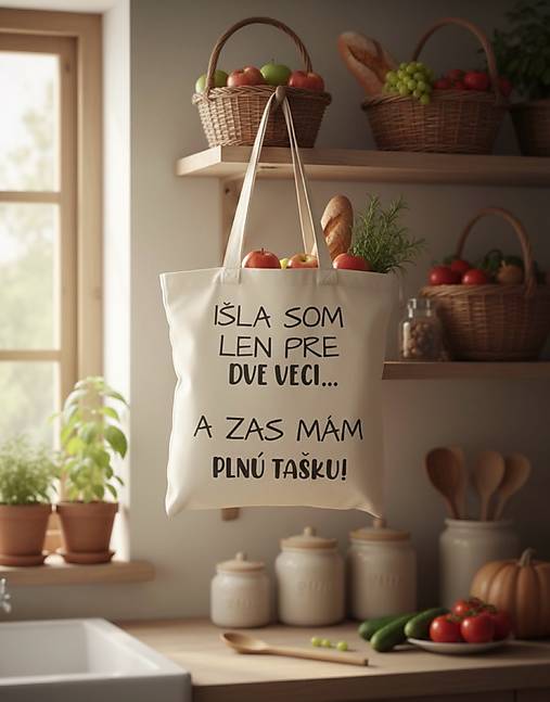 Nákupná taška s potlačou