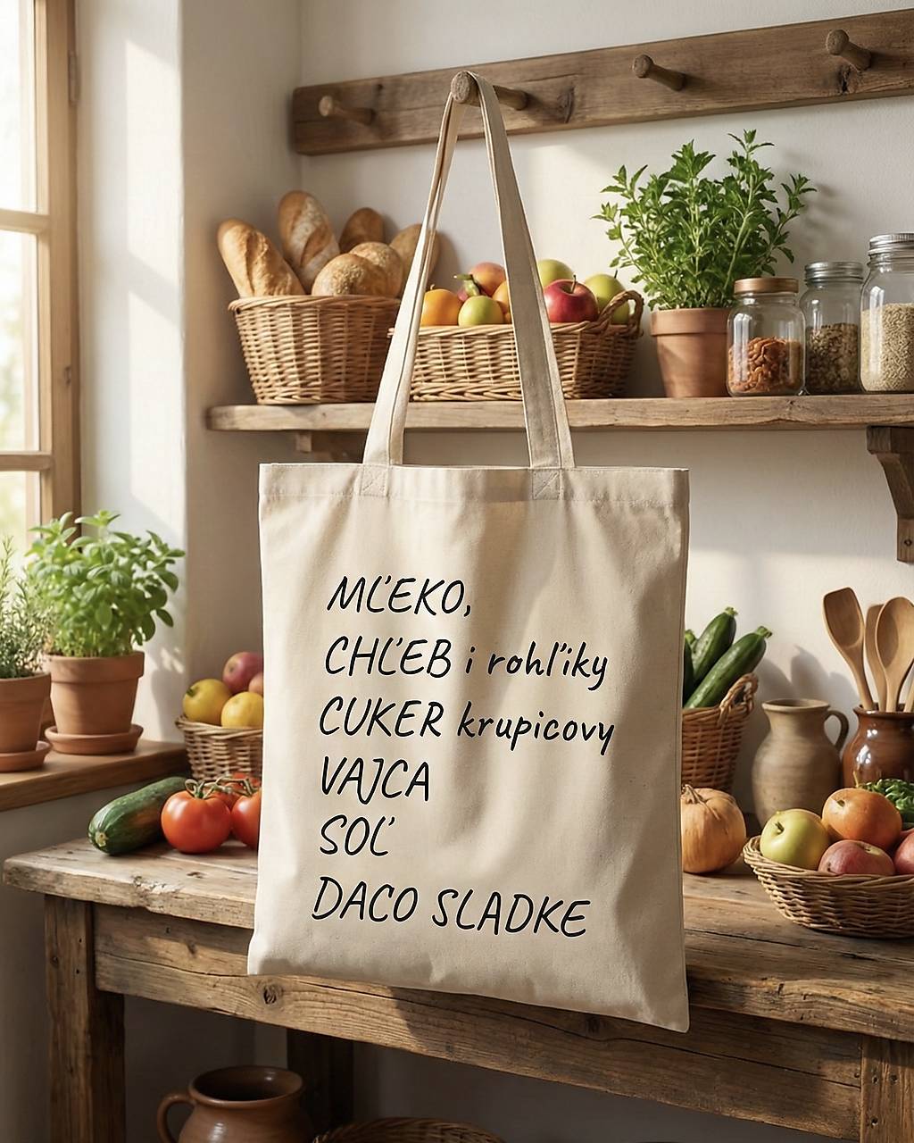 Nákupná taška s potlačou