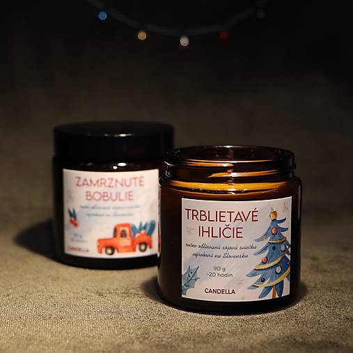 MALÉ ZIMNÉ RADOSTI sójové sviečky