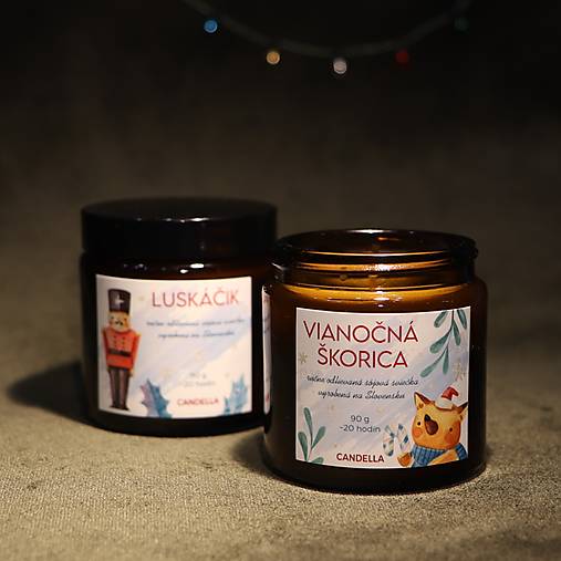 MALÉ ZIMNÉ RADOSTI sójové sviečky