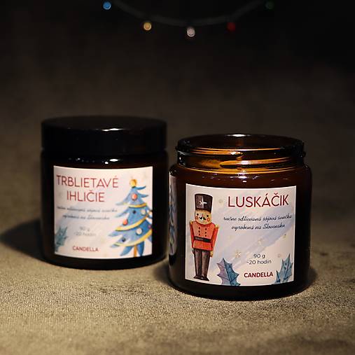 MALÉ ZIMNÉ RADOSTI sójové sviečky