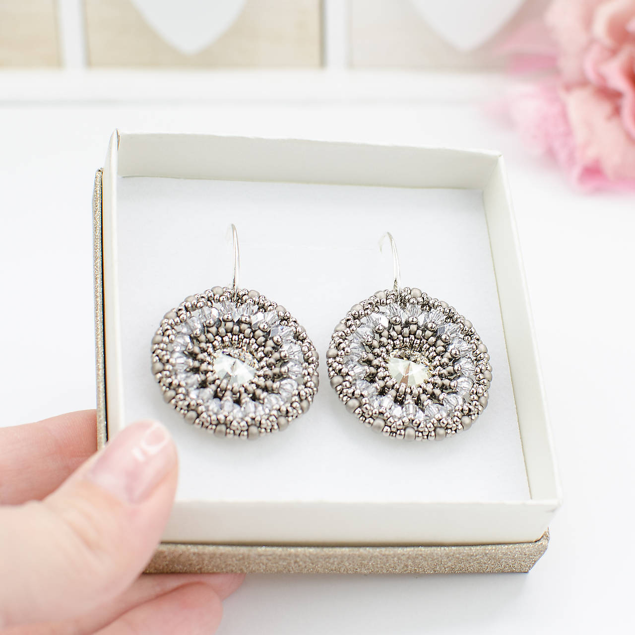 náušnice LUMINA - Silver