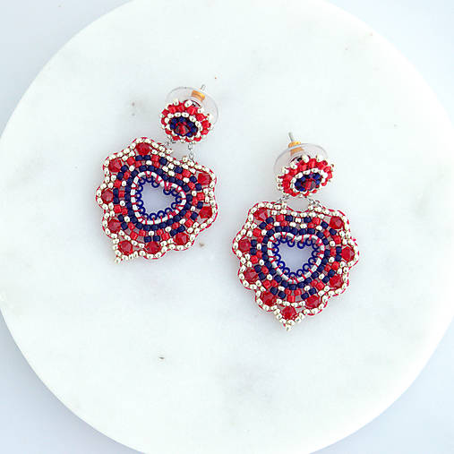 Romantické vycibrené srdiečka