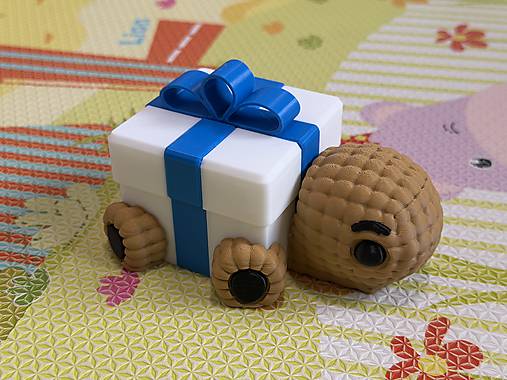 Darčeková škatuľka s korytnačkou – rozkošná úschovňa drobností