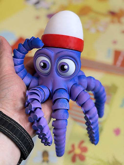 Farebné chobotničky s čiapkou