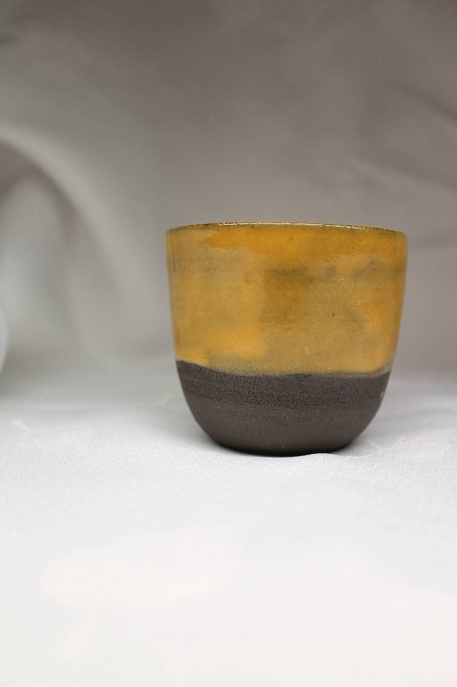 Nádoby - Espresso šálka (Oranžová) - 18026270_