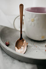 Príbory, varešky, pomôcky - Čajová lyžička Ľúbim ťa - 18028994_