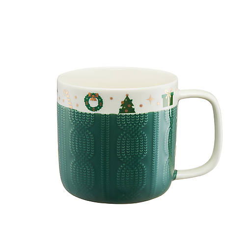 Hrnček Vianočný sveter - Zelený 370ml