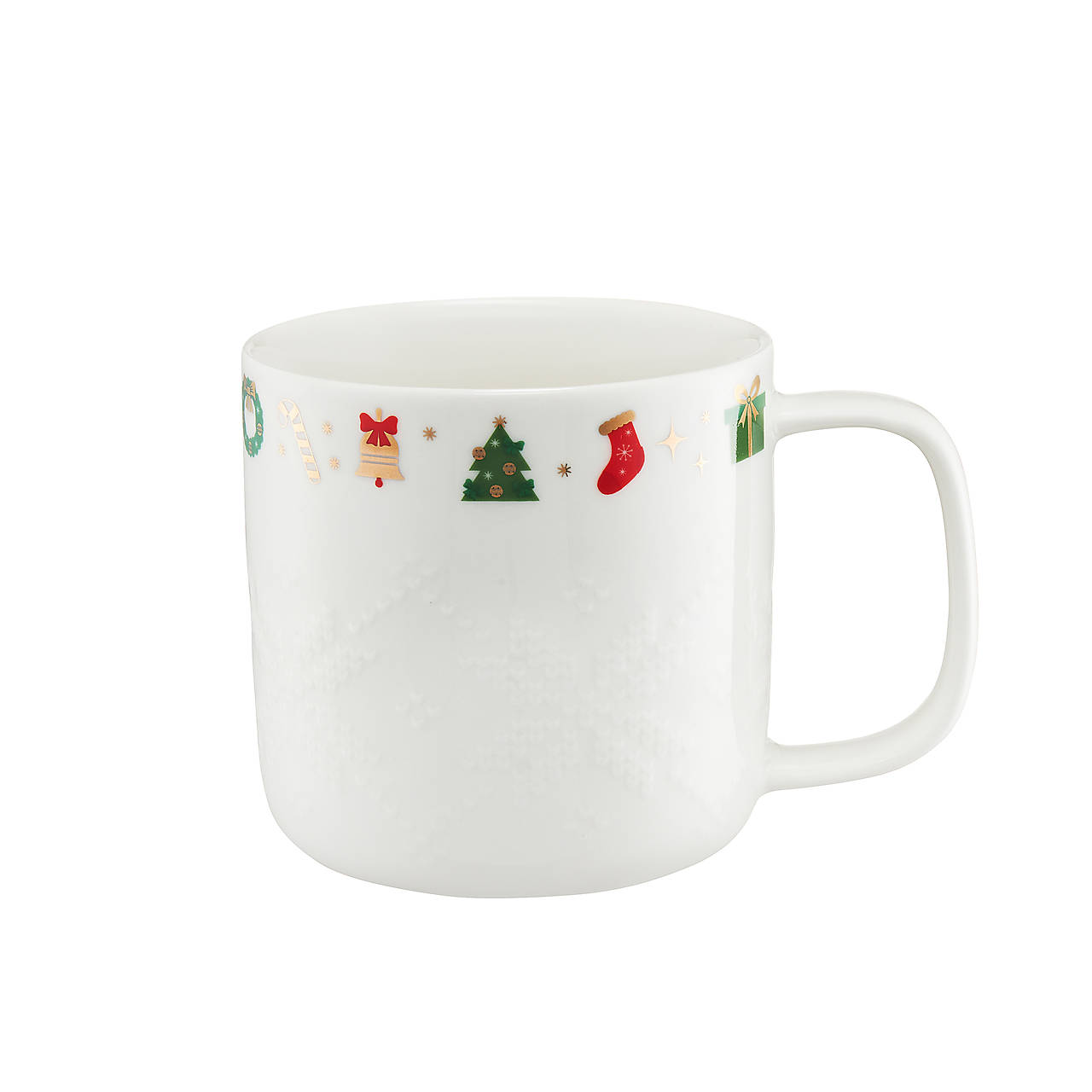 Hrnček Vianočný sveter - Biely 370ml
