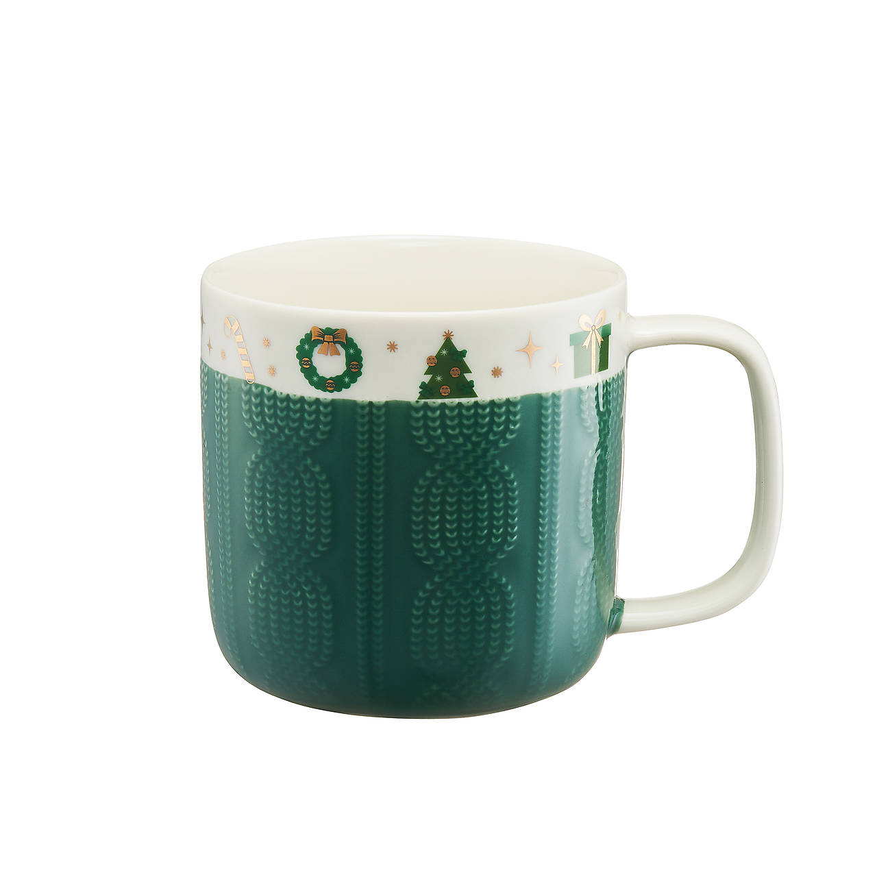 Hrnček Vianočný sveter - Zelený 370ml
