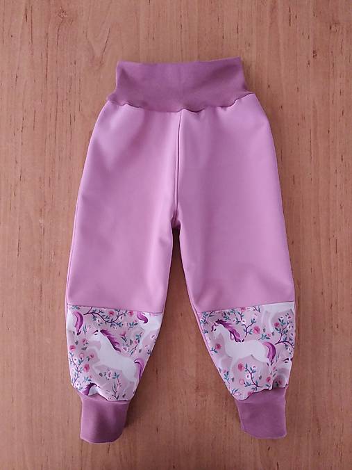 Detské oblečenie - Softshellky zimné s fleesem vel. 80 - 18027539_