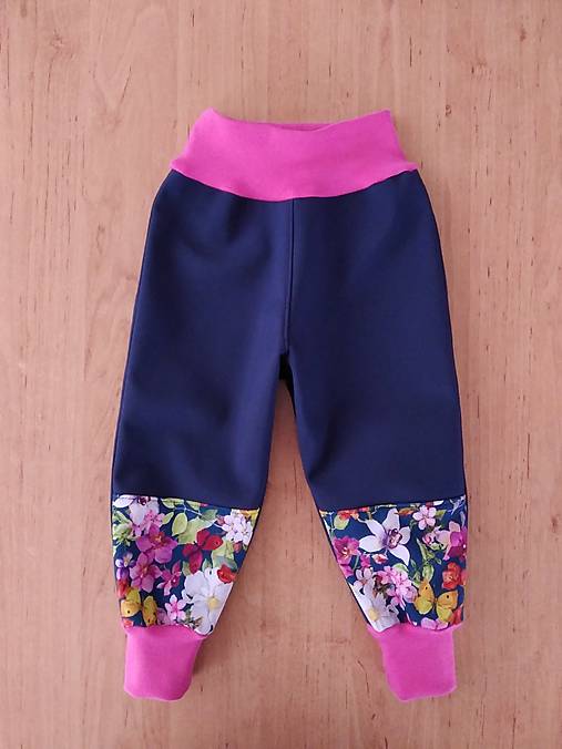 Detské oblečenie - Softshellky zimné s fleesem vel. 80 - 18027567_