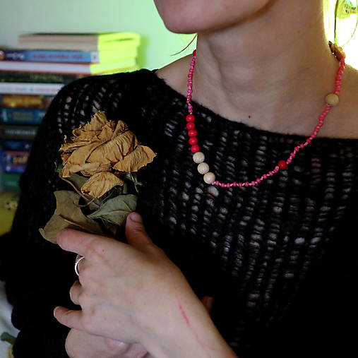 Maliny/ náhrdelník