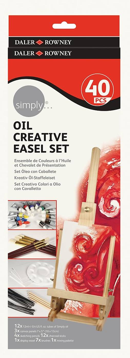 - 50% Veľká sada olejových farieb s príslušenstvom, 40 ks, pôvod.cena 45€