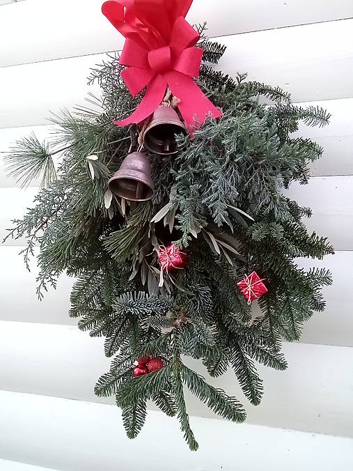 Dekorácie - Vianočná dekorácia na dvere (VI.) - 18030127_