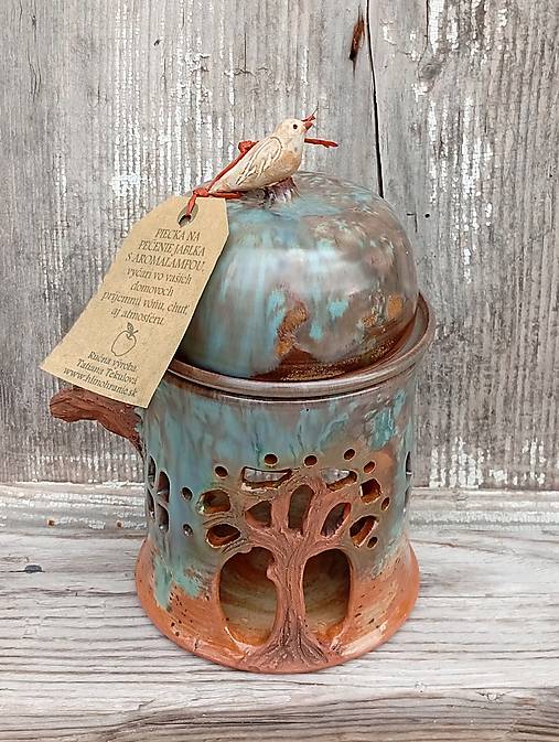 Svietidlá - Piecka na jablko "Záhrada 5" - 18029334_