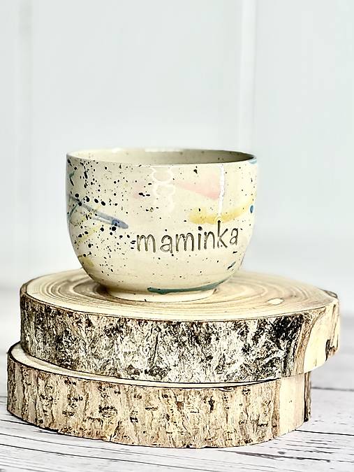 Dotty Fľaky - cappuccino pohárik maminka (200ml, bez uška)