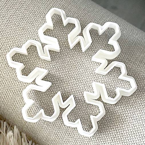 Príbory, varešky, pomôcky - Vykrajovačka snehová vločka / S049 (vzor č.1, 9cm) - 18029499_