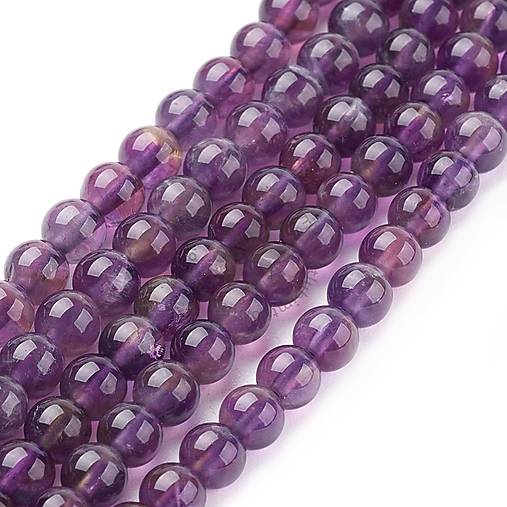 Minerály - (1942) Ametyst, 4 mm - 1 vlasec - 18031761_