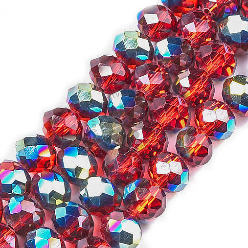 Korálky - (1956) Brúsené korálky, 6x5 mm - 10 ks - 18031822_