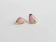 Náušnice - Nežná geometria - 18033878_