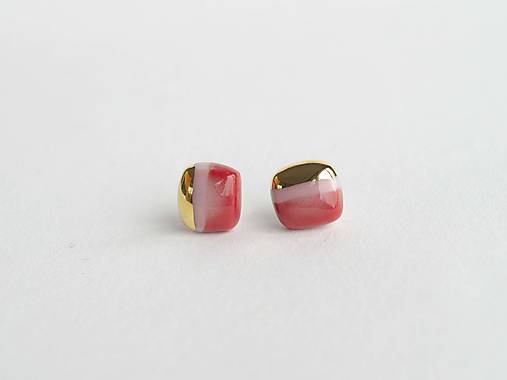 Náušnice - Nežná geometria - 18033869_