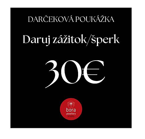 Darčekový poukaz - kurz/šperk