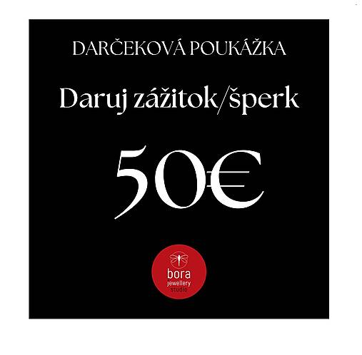 Darčekový poukaz - kurz/šperk