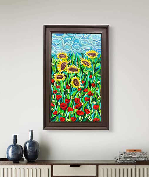 Obrazy - Slnečnice - 18032161_