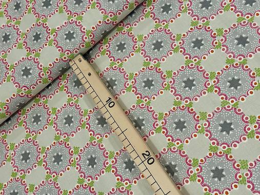 100% BAVLNA STOFFRANCUZSKO / HVIEZDY