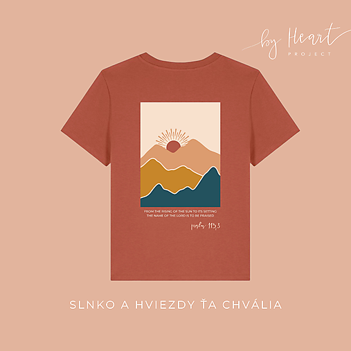 SLNKO A HVIEZDY ŤA CHVÁLIA (slnko) - tričko
