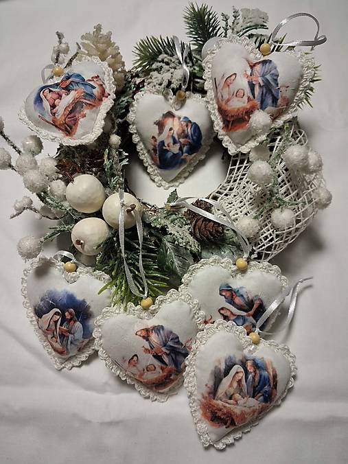 Dekorácie - Vianočné ozdoby ,svätá rodinka - 18033404_