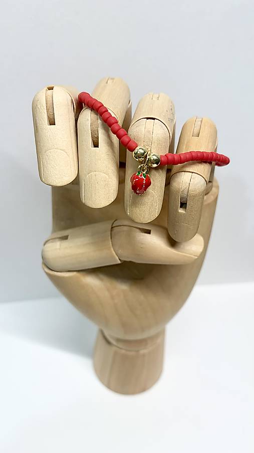 Náramky - náramok jahoda - 18033597_