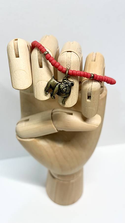 Náramky - náramok buldog - 18033637_