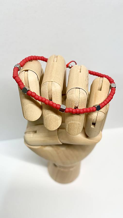 Náramky - náramok s korálkami z nerezovej ocele - 18033659_