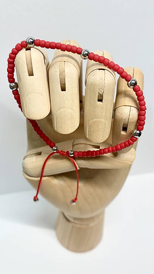 Náramky - náramok s korálkami z nerezovej ocele - 18033677_