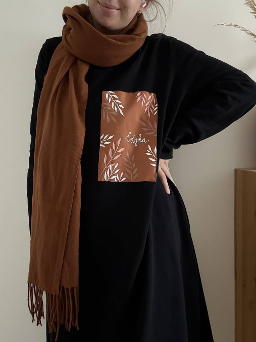 Upcyklované šaty LÁSKA