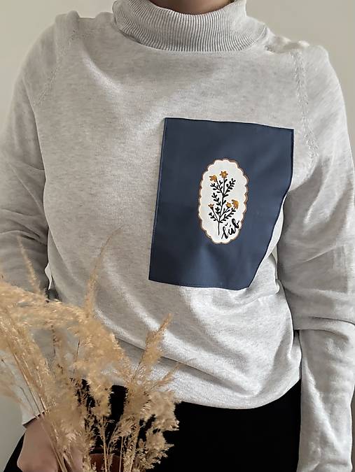 Upcyklovaný bavlnený rolák ĽÚB