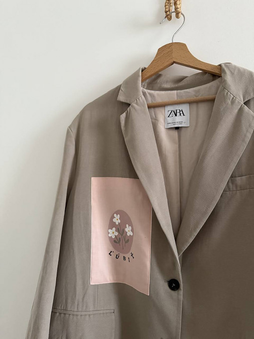 Upcyklované sako ĽÚBIŤ