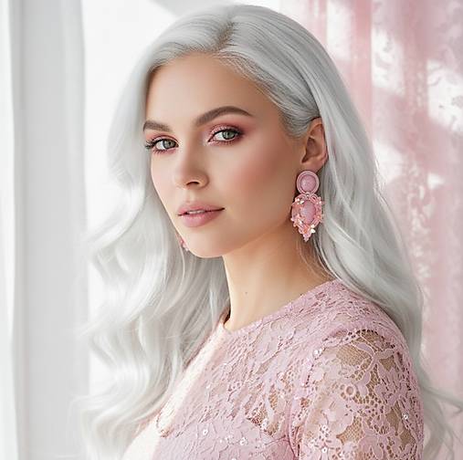 Náušnice - Šujtášové náušnice BARBIE - 18035790_