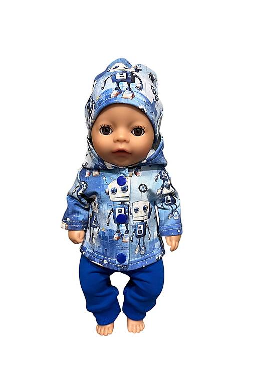 Hračky - Oblečenie pre bábiku Baby Born - 36 cm, robot - 18035971_