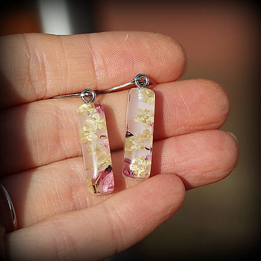 Sada živicový prívesok a náušnice Baza a vresovec