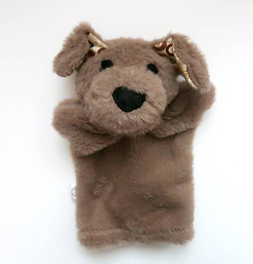 Maňuška psík chlpatý (Hnedý s bublinkovými uškami)